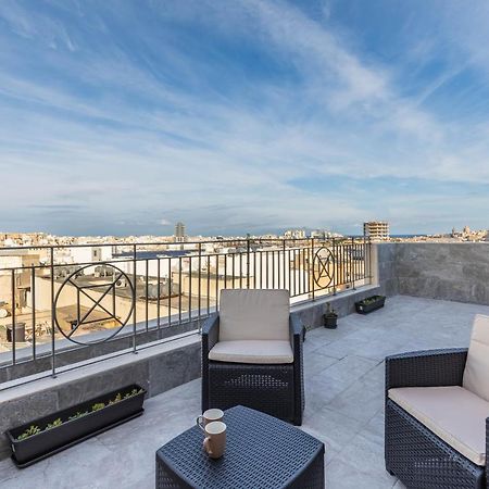 Terrace View- A Charming Two Bedrooms Penthouse Ac-Wifi Msida Exteriér fotografie